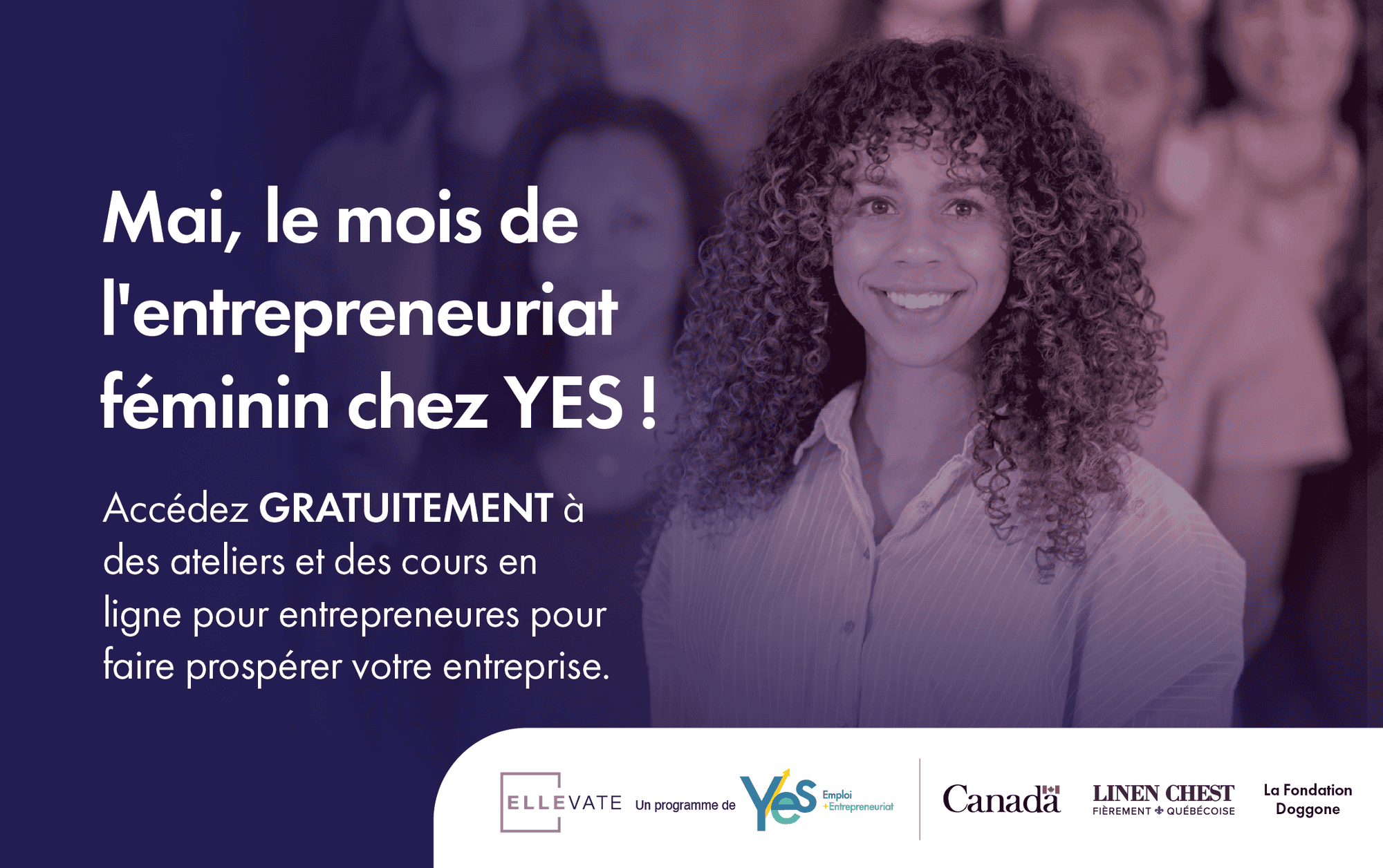 Mai, le mois de l'entrepreneuriat féminin chez YES