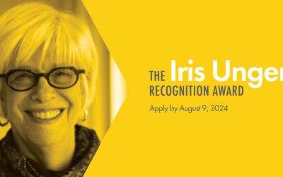 Iris Unger Recognition Award – Apply Today!!
