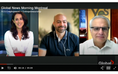 YES featured on Global Montreal Morning Show