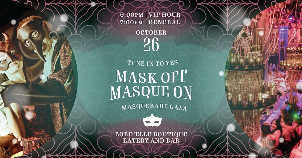 Tune In To YES: Mask Off, Masque On Masquerade Gala